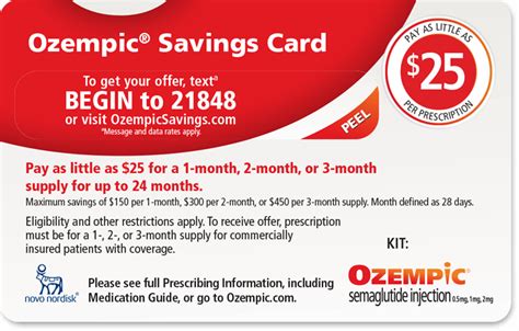 ozempic to pay card